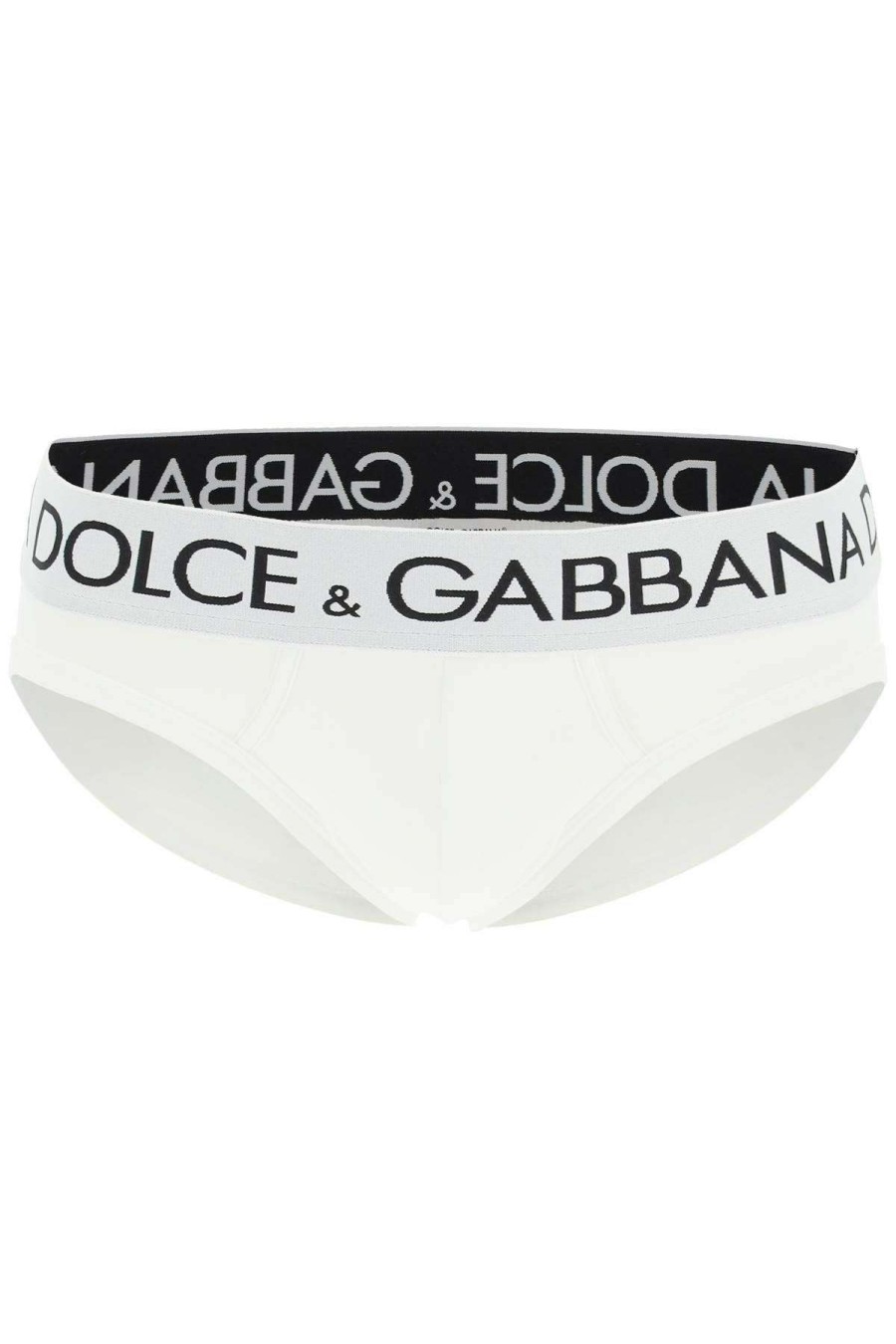 Men * | Logo Band Underwear Brief Dolce & Gabbana Special Style White