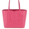 Women * | Logo Shopping Bag Dolce & Gabbana Bargain Sale Pink