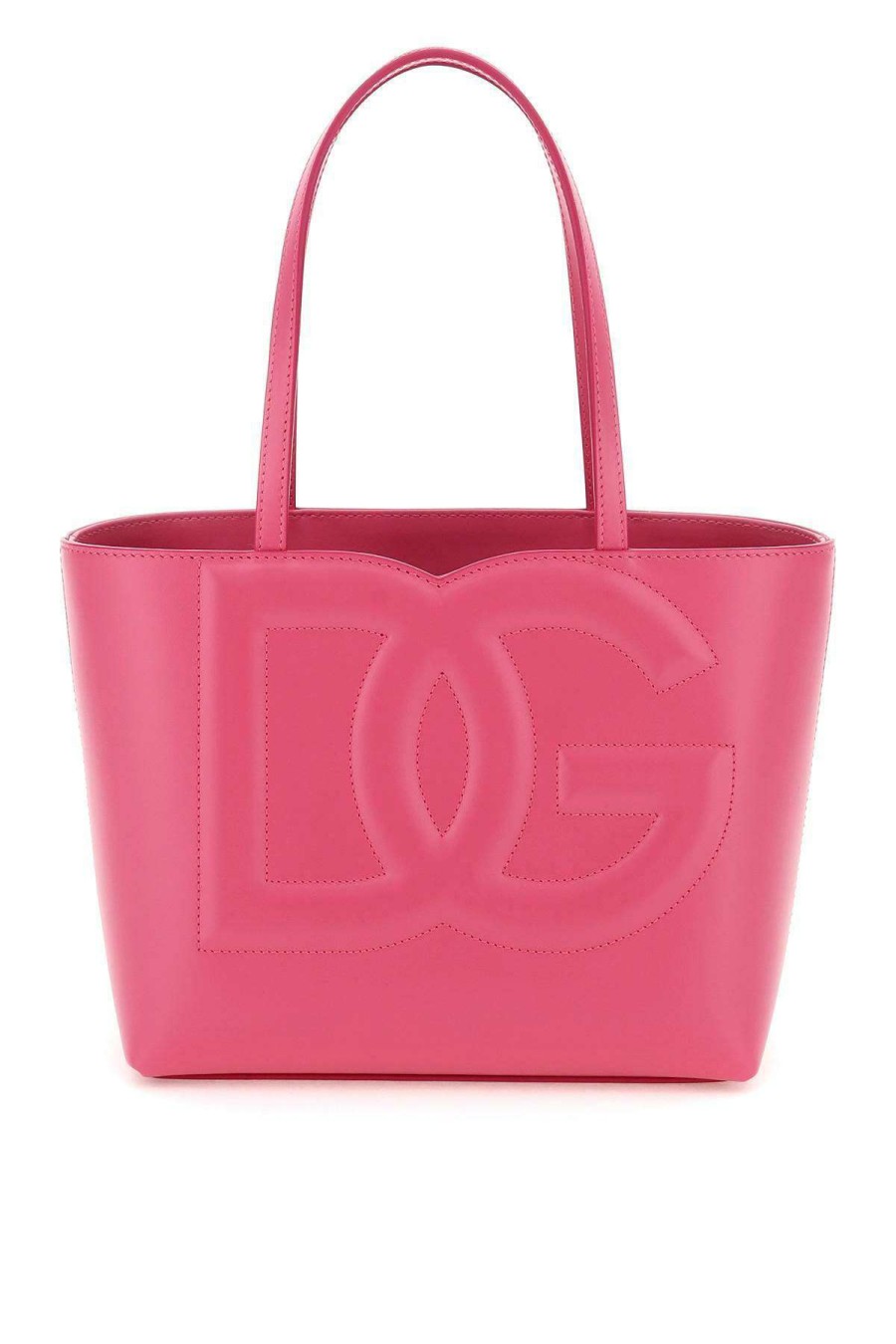 Women * | Logo Shopping Bag Dolce & Gabbana Bargain Sale Pink