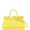 Women * | Dauphine Mini 'Sicily' Bag Dolce & Gabbana Cheap Online Yellow