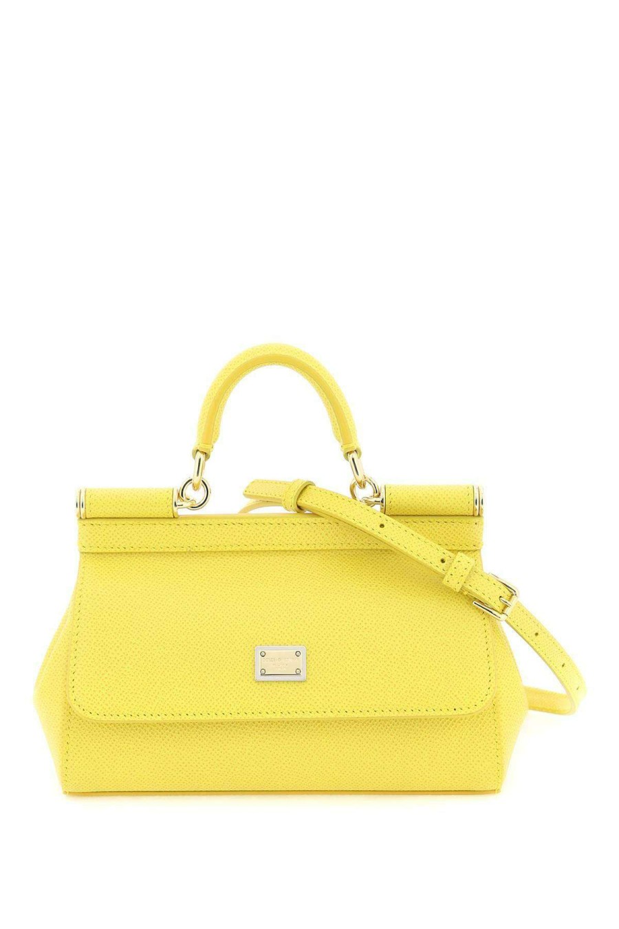 Women * | Dauphine Mini 'Sicily' Bag Dolce & Gabbana Cheap Online Yellow