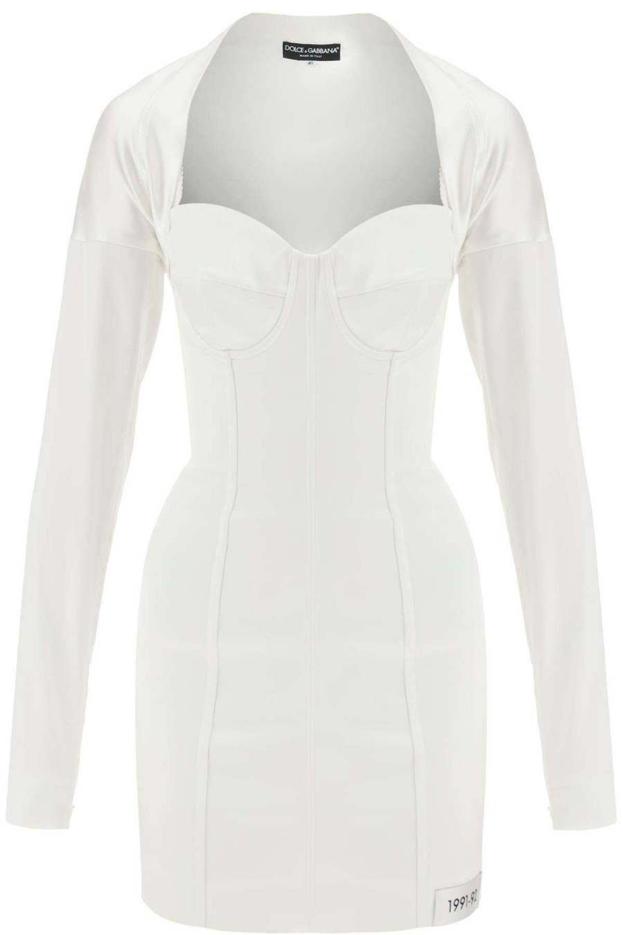 Women * | Satin Shrug Dolce & Gabbana Hot Selling White