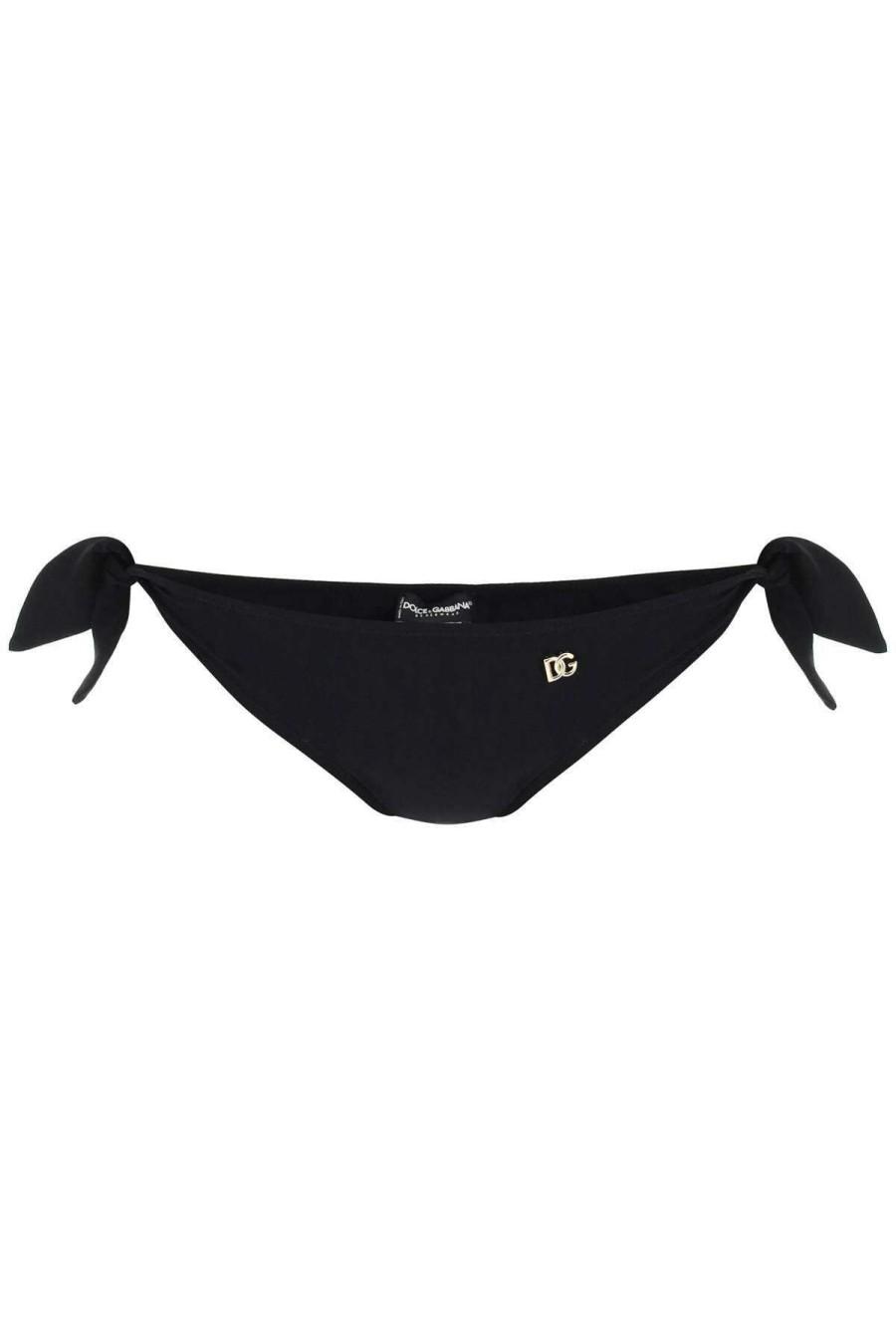 Women * | Bikini Bottom With Dg Detail Dolce & Gabbana Hot Selling Black