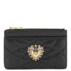 Women * | Devotion Zipped Card Holder Dolce & Gabbana Bestsellers Black