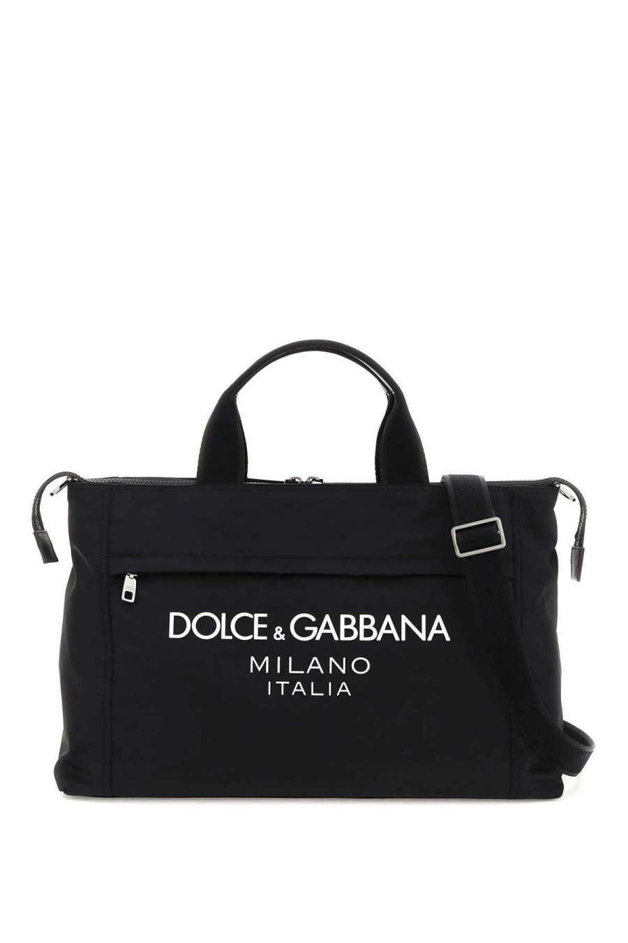 Men * | Logoed Duffel Bag Dolce & Gabbana New Arrivals Black