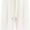 Men * | Embossed Dg Logo Sweatshorts Dolce & Gabbana Cheap Online White