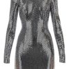 Women * | Sequined Short Dress Dolce & Gabbana Hot Selling Black/Silver