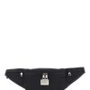 Men * | Branded Jacquard Nylon Beltpack Dolce & Gabbana Latest Black