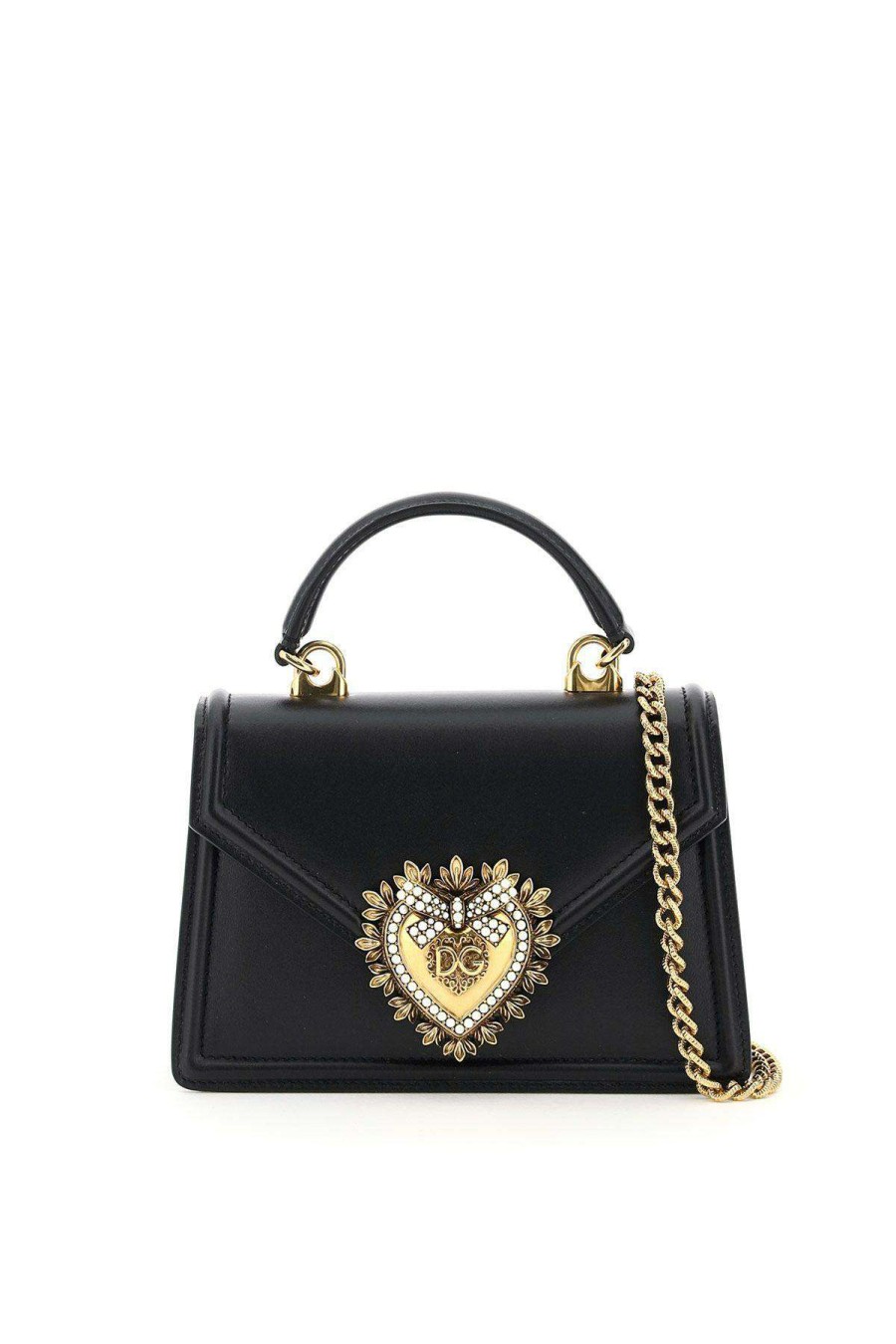 Women * | Small Devotion Bag Dolce & Gabbana Bargain Sale Black