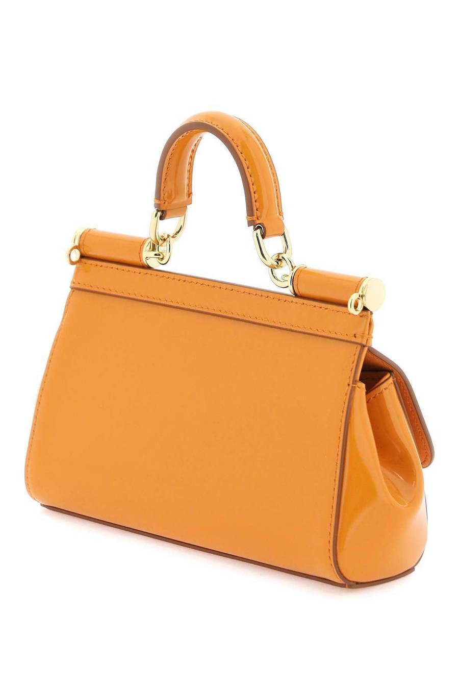 Women * | Mini 'Sicily' Bag Dolce & Gabbana Special Style Orange