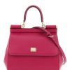 Women * | Small Sicily Bag Dolce & Gabbana Tendy Style Fuchsia