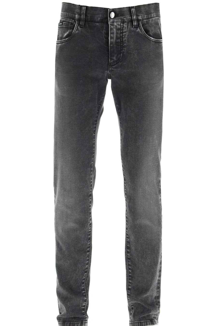 Men * | Stretch Skinny Jeans Dolce & Gabbana Bargain Sale Grey