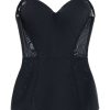 Women * | Lace Corset Bodysuit Dolce & Gabbana Bestsellers Black