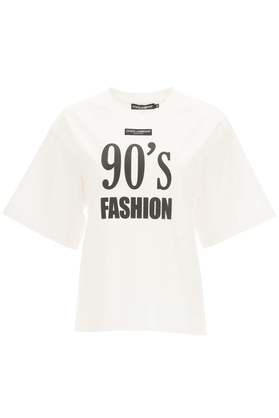 Women * | 90'S Fashion T-Shirt Dolce & Gabbana 100% Guarantee White