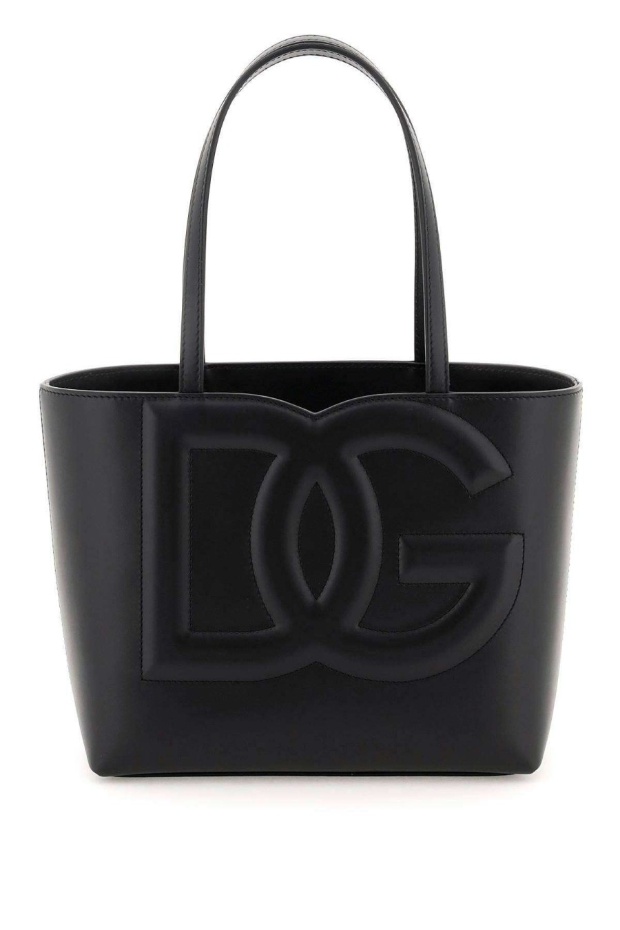 Women * | Logo Shopping Bag Dolce & Gabbana Featured Black