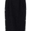 Women * | Midi Lace Pencil Skirt Dolce & Gabbana Online Sales Black