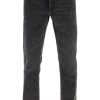 Men * | Graffiti Slim Fit Jeans Dolce & Gabbana Special Style Black