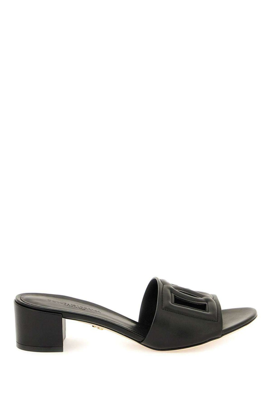 Women * | Mules With Cut-Out Dolce & Gabbana Limited Edition Black