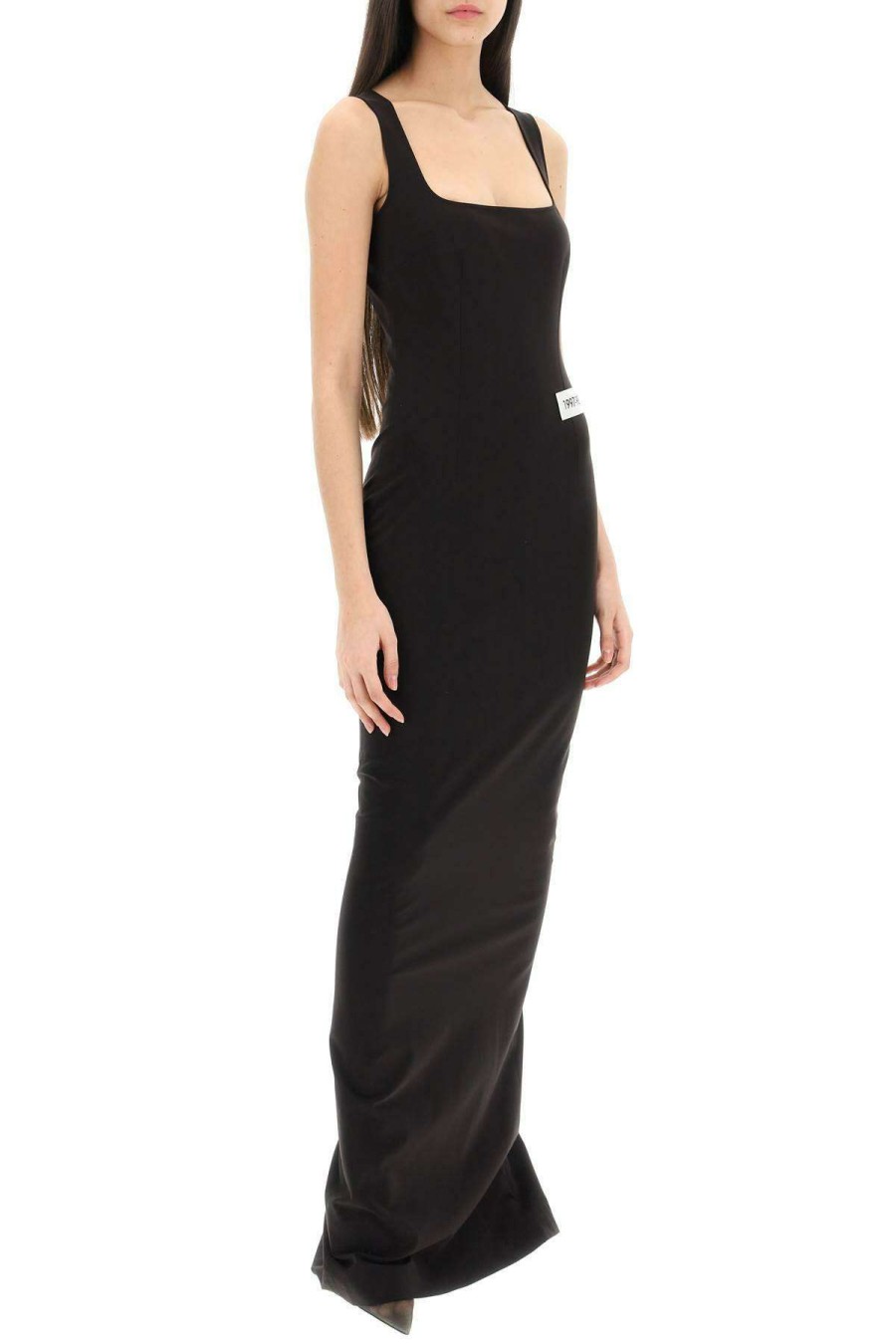 Women * | Kim Dolce&Gabbana Maxi Dress Dolce & Gabbana Excellent Quality Black