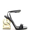 Women * | Dg Pop Heel Sandals Dolce & Gabbana Cheap Online Black