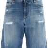 Men * | Denim Shorts Dolce & Gabbana Online Sales Blue