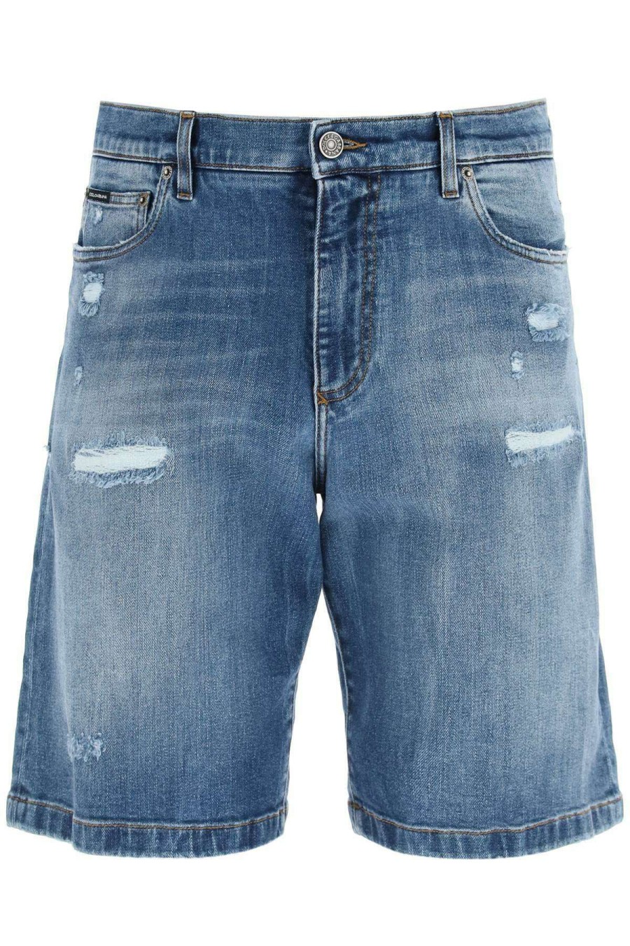 Men * | Denim Shorts Dolce & Gabbana Online Sales Blue