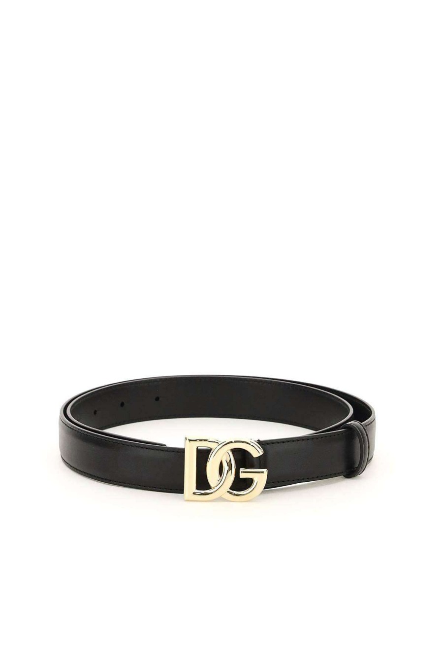 Women * | Logo Belt Dolce & Gabbana Best Sale Black