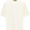 Men * | Oversize All-Over Logo T-Shirt Dolce & Gabbana Large Choice White