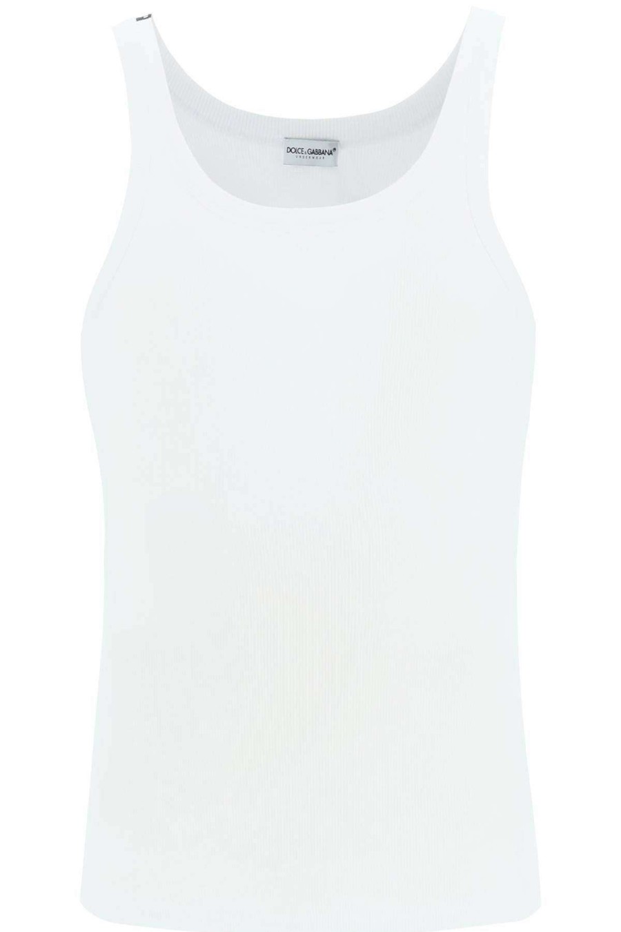 Men * | Cotton Tank Top Dolce & Gabbana Featured White