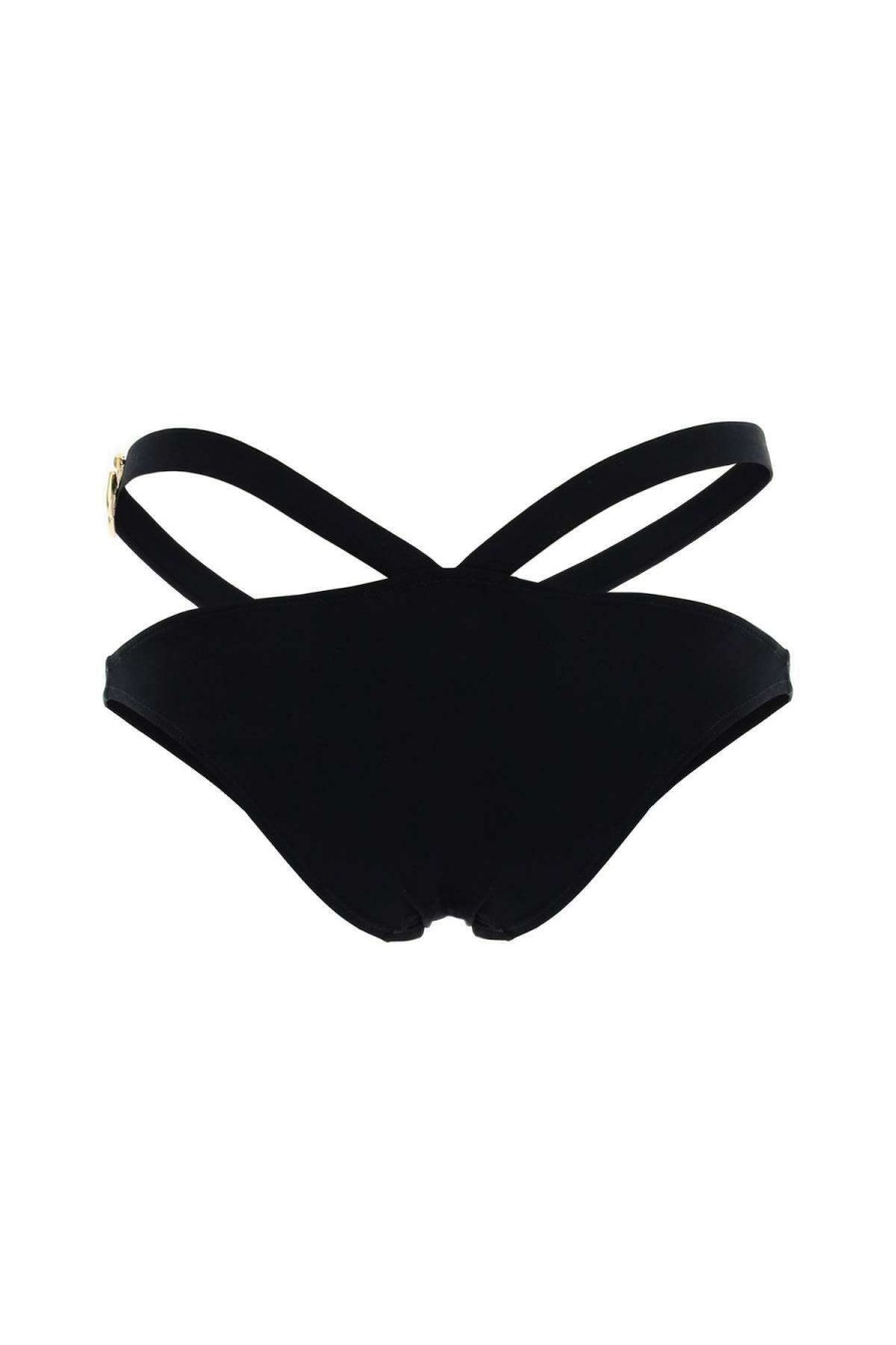 Women * | Double Band Bikini Bottom Dolce & Gabbana Excellent Quality Black