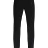 Women * | Slim Trousers With Zip Cuffs Dolce & Gabbana Special Style Black