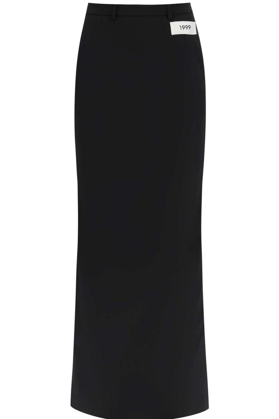 Women * | Cady Maxi Skirt With Slit Dolce & Gabbana Excellent Black