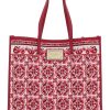 Women * | Majolica Large Shopping Bag Dolce & Gabbana Excellent Fuchsia/White