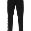 Men * | Jogger Pants With Lettering Logo Patch Dolce & Gabbana Exclusive Design White/Black