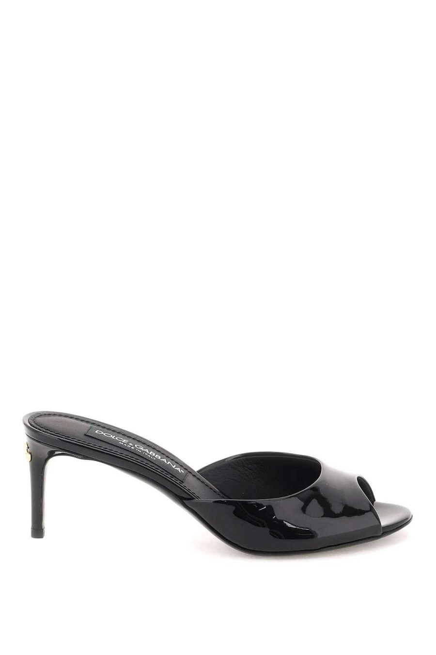 Women * | Patent Leather Mules Dolce & Gabbana Bestsellers Black