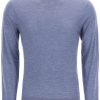 Men * | High Neck Cashmere Sweater Dolce & Gabbana Exclusive Design Blue/Purple