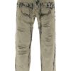 Men * | Overdyed Patchwork Jeans Dolce & Gabbana Exclusive Design Brown