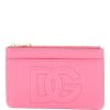 Women * | Logoed Card Holder Dolce & Gabbana Best Sale Pink