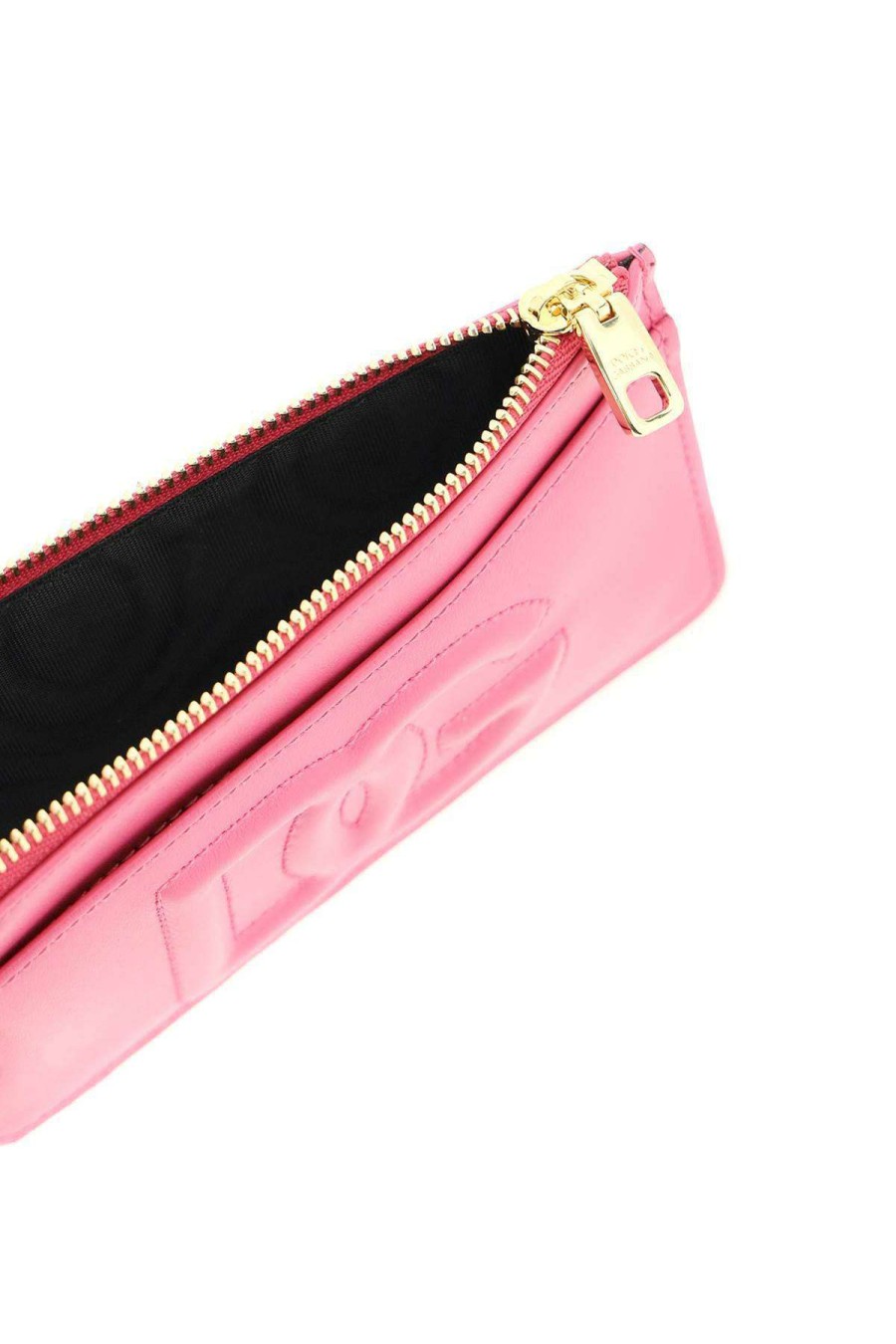 Women * | Logoed Card Holder Dolce & Gabbana Best Sale Pink