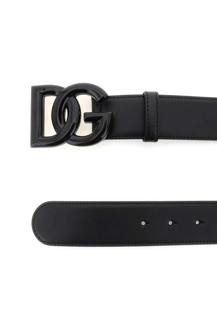 Women * | Dg Buckle Belt Dolce & Gabbana Limited Edition Black