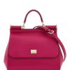 Women * | Medium Sicily Bag Dolce & Gabbana 100% Guarantee Fuchsia