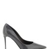 Women * | Patent Leather Pumps Dolce & Gabbana Online Store Grey