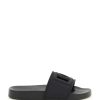 Women * | Logoed Slides Dolce & Gabbana Hot Selling Black