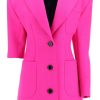 Women * | Asymmetrical Sleeves Jacket Dolce & Gabbana Featured Fuchsia