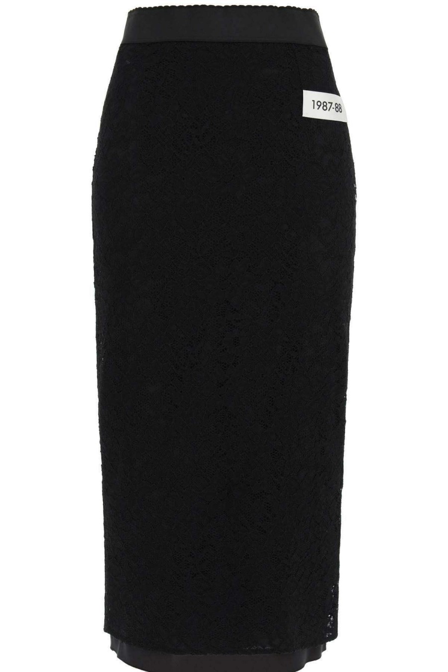 Women * | Lace Pencil Skirt Dolce & Gabbana New Threads Black