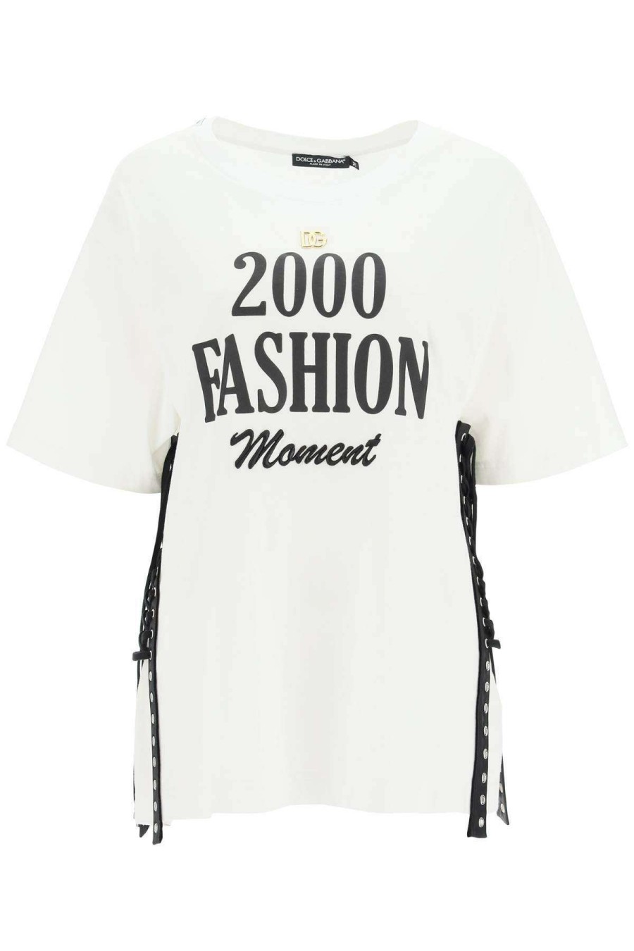 Women * | Fashion 2000 T-Shirt Dolce & Gabbana Large Choice White/Black