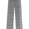 Women * | Prince Of Wales Trousers Dolce & Gabbana Store Grey/Black