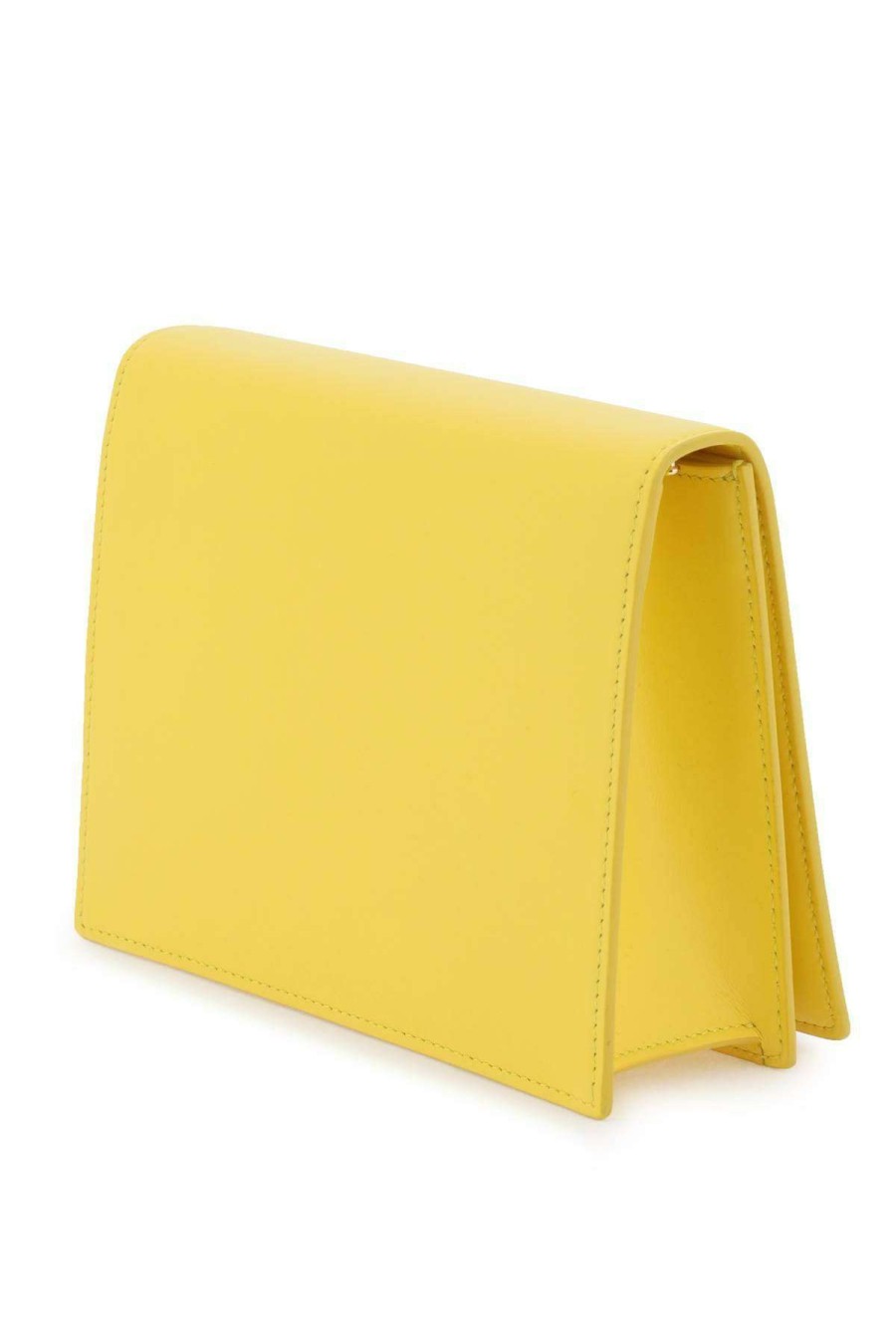 Women * | Leather Crossbody Bag Dolce & Gabbana Bestsellers Yellow