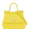 Women * | Small 'Sicily' Bag Dolce & Gabbana Hot Selling Yellow