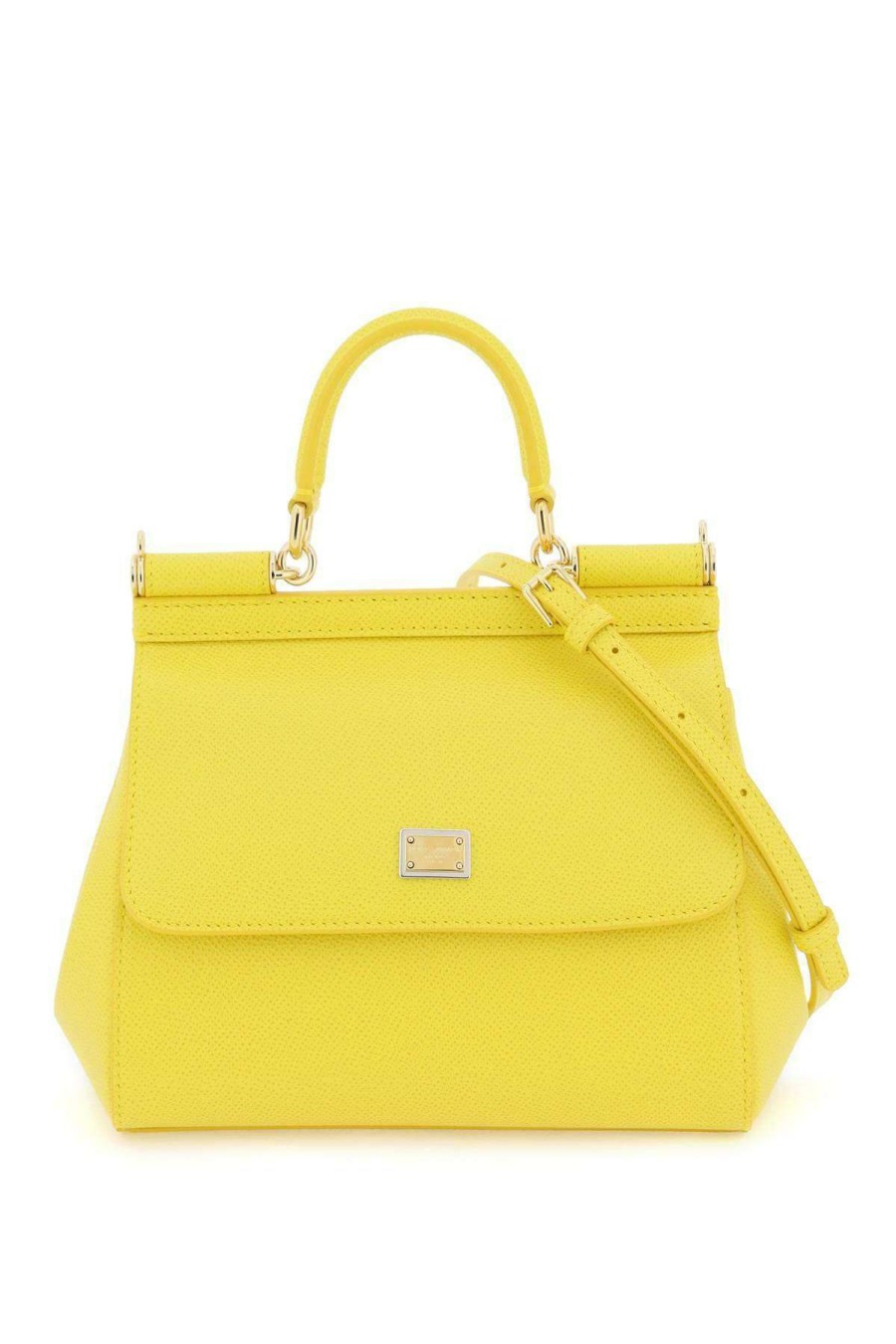 Women * | Small 'Sicily' Bag Dolce & Gabbana Hot Selling Yellow